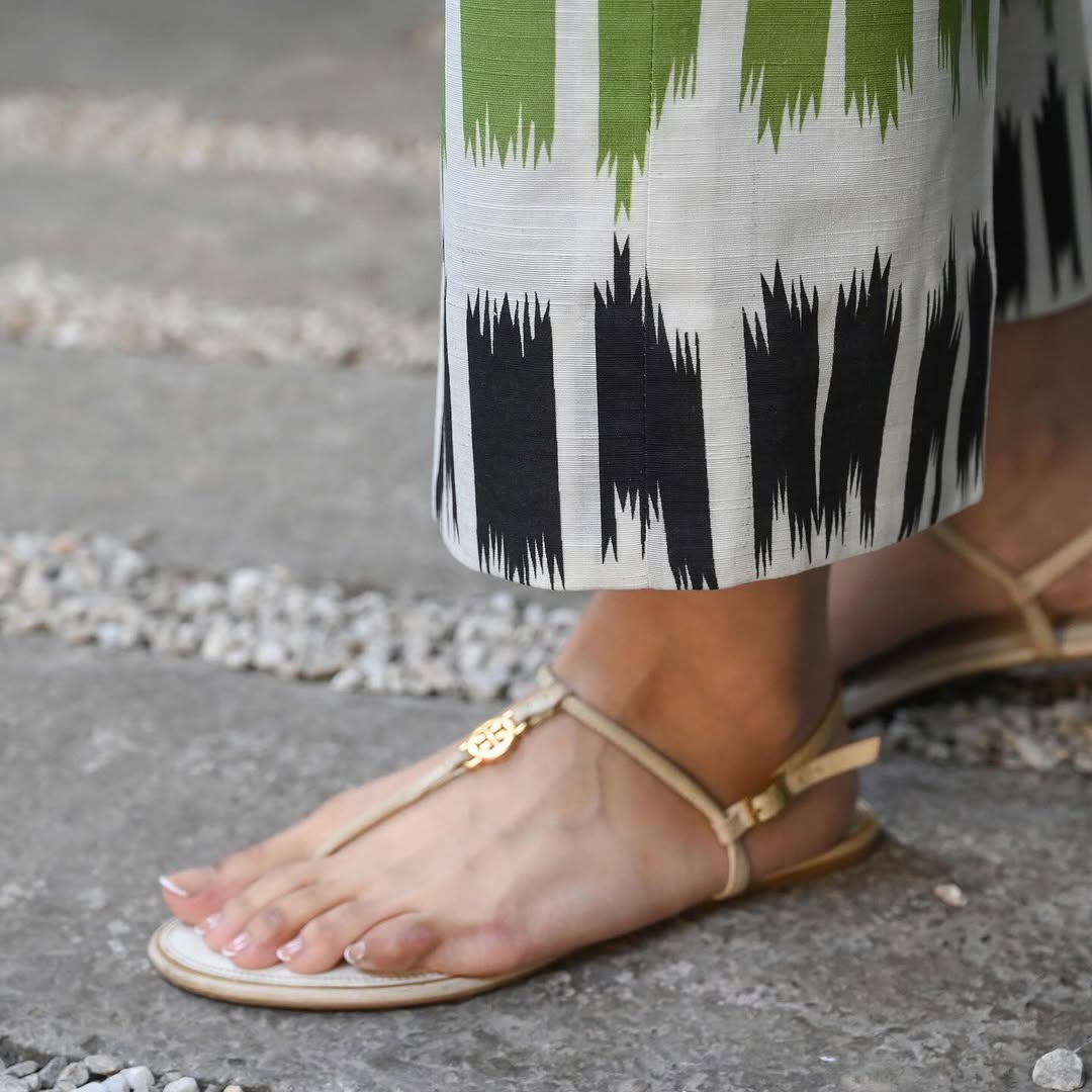 Verdant Ikat Linen Blend Co-Ord Set