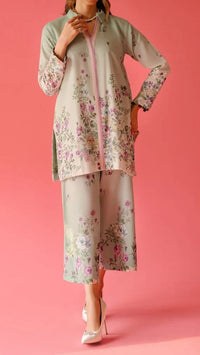 Blush Meadow Blended Cotton Rayon Co-Ord Set