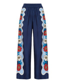 Regal Bloom Roman Silk Blend Kaftan Co-Ord Set