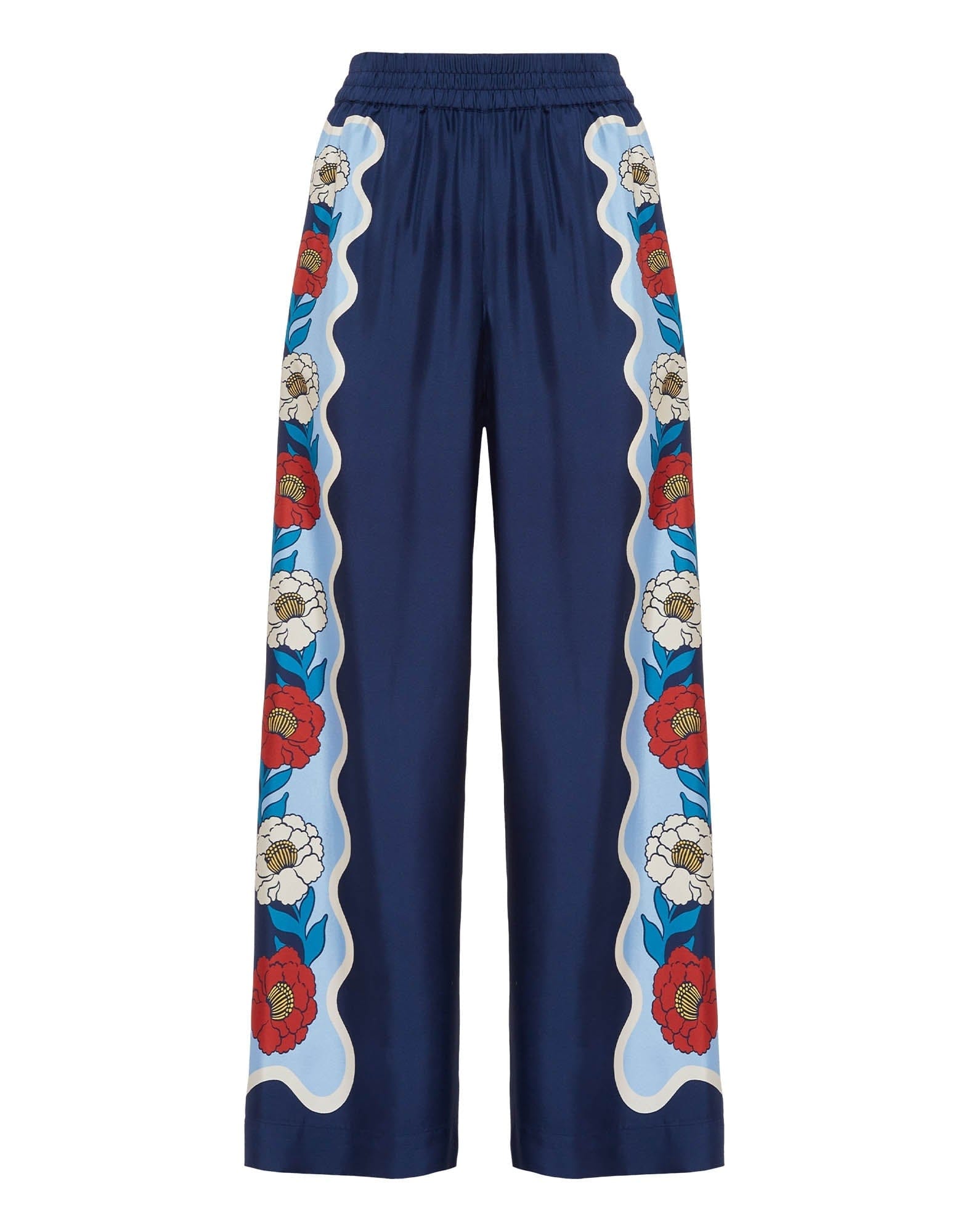 Regal Bloom Roman Silk Blend Kaftan Co-Ord Set