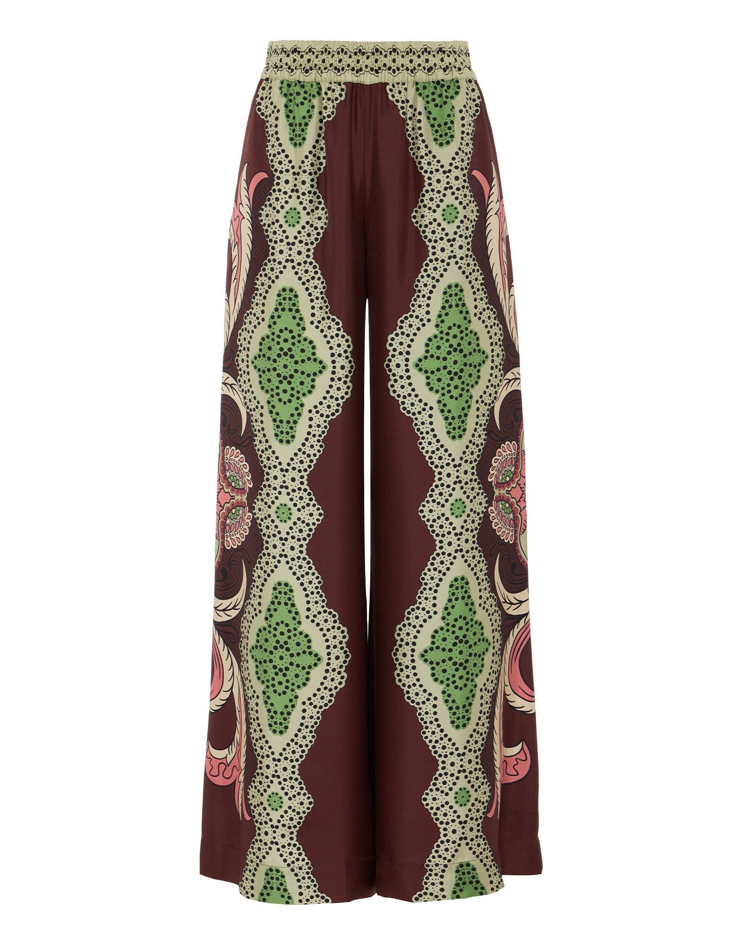 Baroque Bloom Roman Silk Blend Co-Ord Set