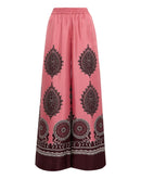 Dusky Rose Roman Silk Blend Co-Ord Set