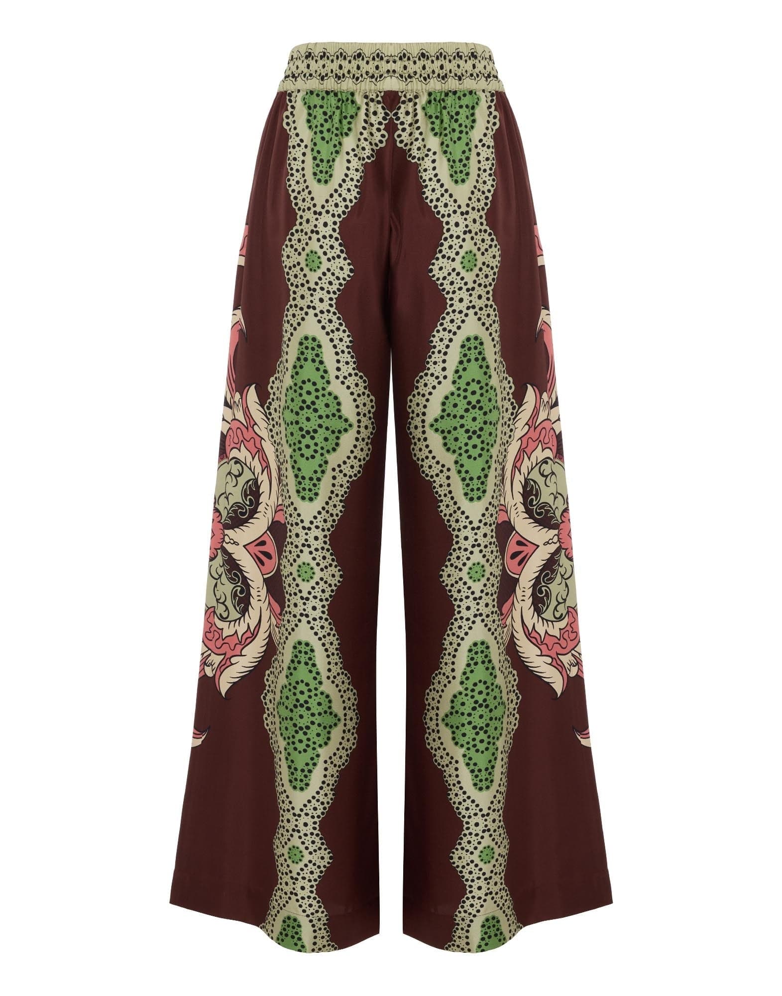 Baroque Bloom Roman Silk Blend Co-Ord Set