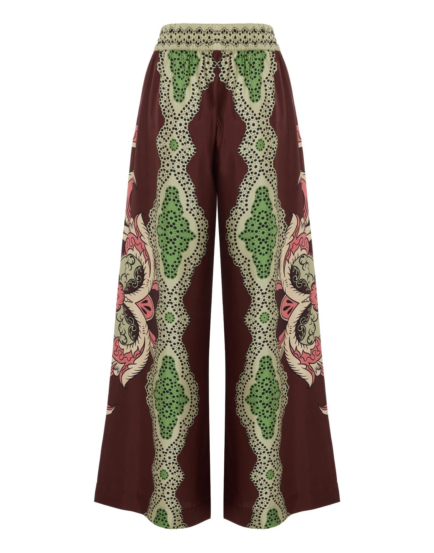 Baroque Bloom Roman Silk Blend Co-Ord Set