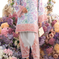 Pastel Garden Elegance – Soft Crepe Co-ord Set