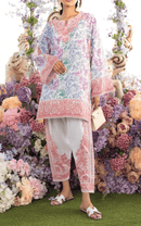 Pastel Garden Elegance – Soft Crepe Co-ord Set