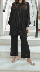 Noir Elegance Italian Cotton  Co-ord Set