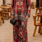 Crimson Luxe – Printed Co-ord Set