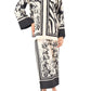 Monochrome Elegance Superior Crepe Co-Ord Set