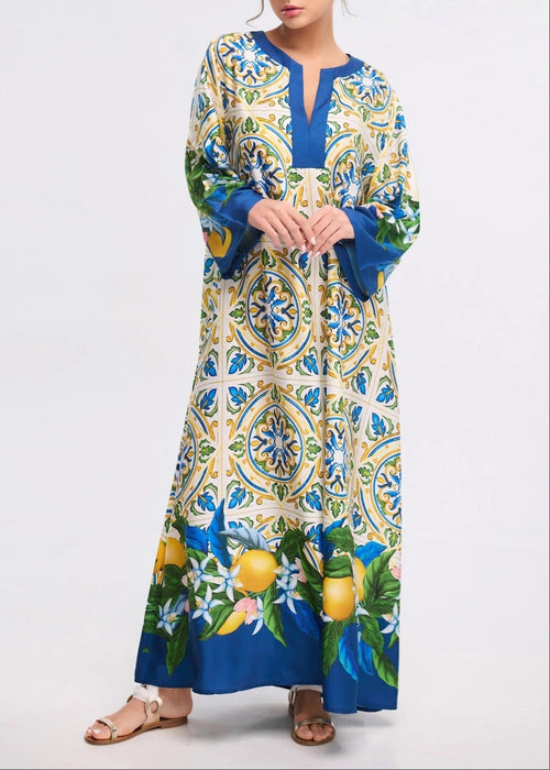 Luna Silk Blend Kaftan