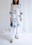 Ethereal Indigo Superior Cotton Blend Co-Ord Set