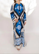Azure Elegance Kaftan