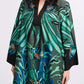 Tropical Print Silk Blend Kaftan