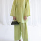 Lime Serenity Superior Cotton Blend Co-Ord Set