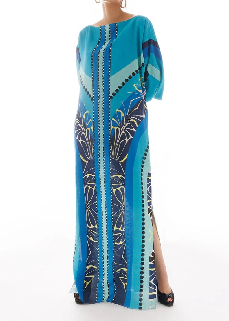 Ocean Breeze silk Kaftan