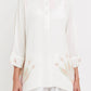 Ivory Grace Roman Silk Blend Top