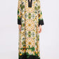 Majestic Mosaic Silk Kaftan