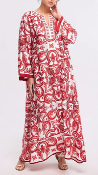 Mediterranean Silk Kaftan