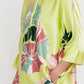 Lush Bloom Roman Silk Blend Top