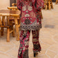 Crimson Luxe – Printed Co-ord Set