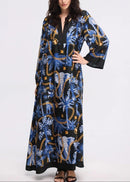 Midnight Luxe Silk Kaftan