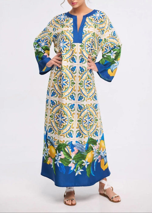Luna Silk Blend Kaftan