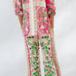 Floral Satin Set