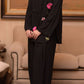 Noir Bloom Embroidered Co-Ord Set