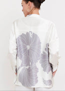 Ivory Grace Roman Silk Blend Top