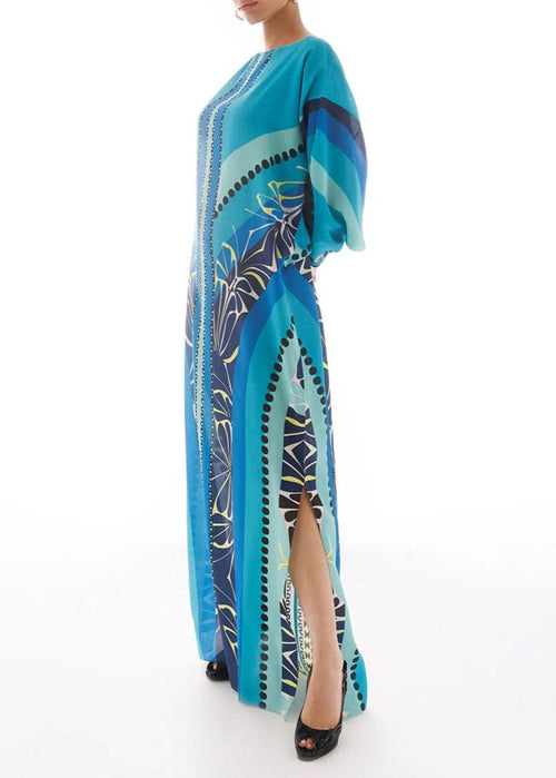 Ocean Breeze silk Kaftan