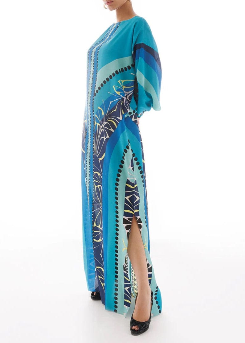 Ocean Breeze silk Kaftan