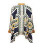 Mediterranean Mosaic Roman Silk Blend Kaftan Co-Ord Set