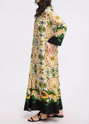 Majestic Mosaic Silk Kaftan