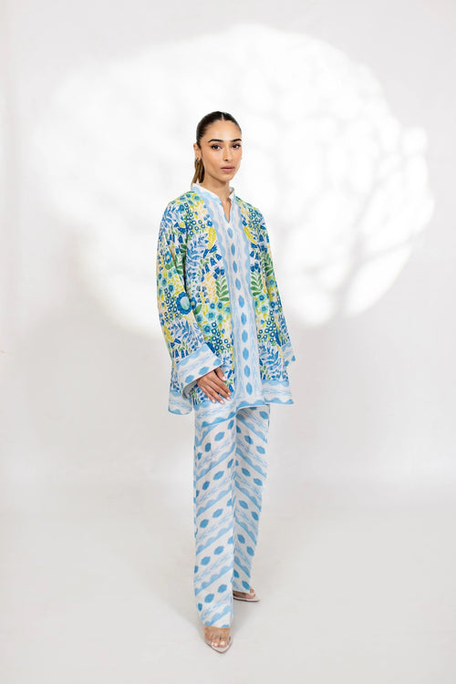 Aqua Breeze Co-Ord Set