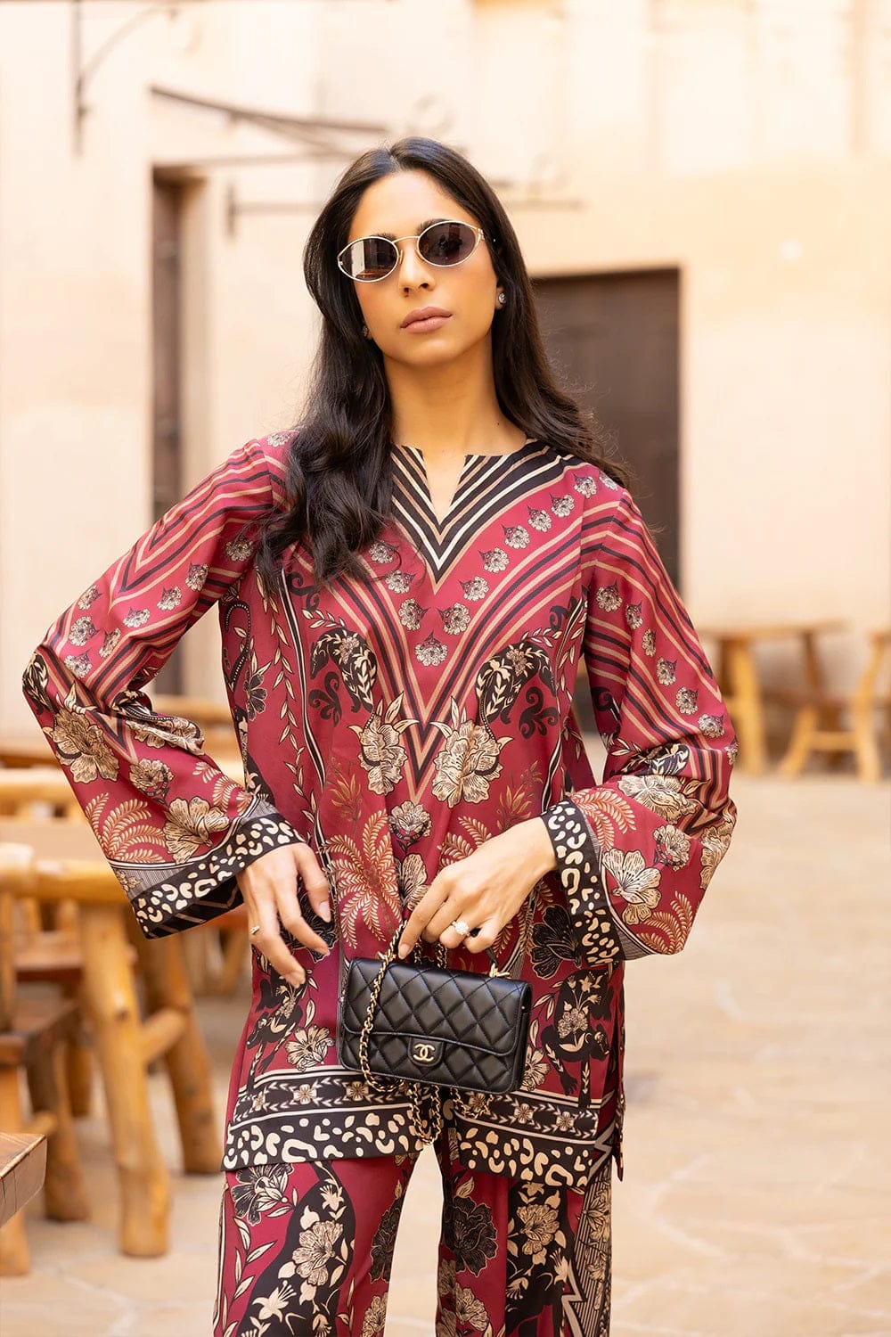 Maroon Majesty Co-Ord Set