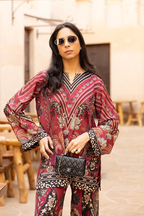 Maroon Majesty Co-Ord Set