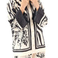 Monochrome Elegance Superior Crepe Co-Ord Set