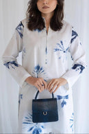 Ethereal Indigo Superior Cotton Blend Co-Ord Set