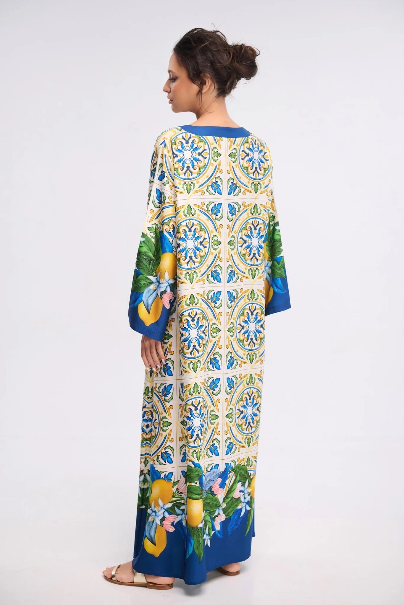 Luna Silk Blend Kaftan