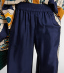 Mediterranean Mosaic Roman Silk Blend Kaftan Co-Ord Set