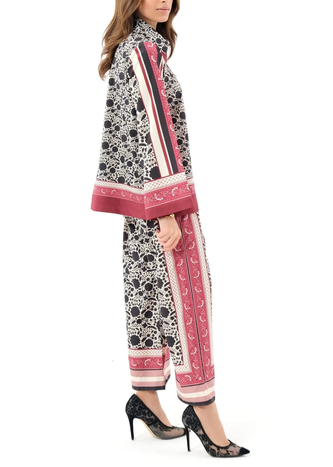 Ornate Elegance Superior Crepe Co-Ord Set