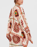 Terra Mosaic Roman Silk Blend Co-Ord Set