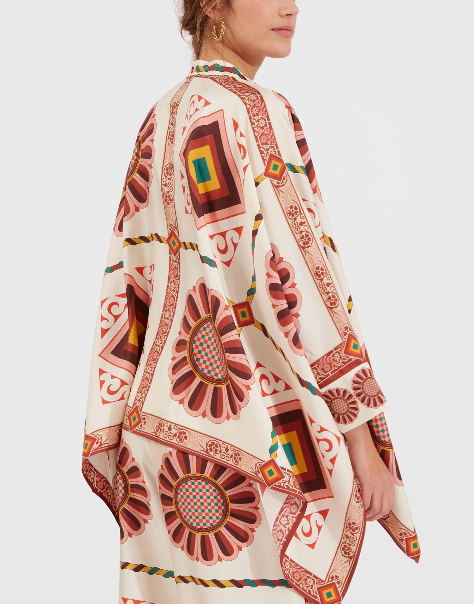 Terra Mosaic Roman Silk Blend Co-Ord Set