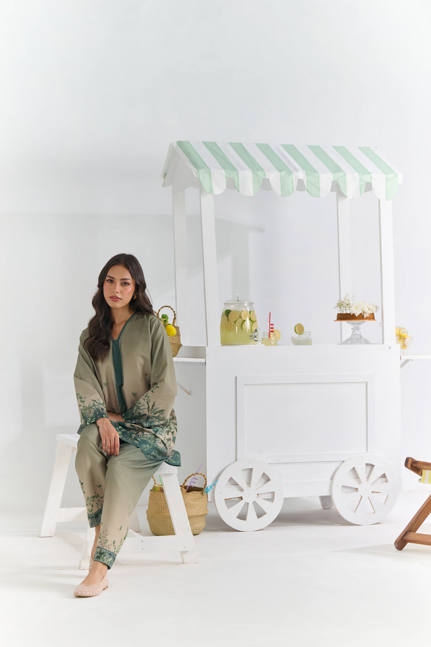 Olive Meadow Co-Ord Set