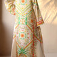 Blooming Grace – Soft Crepe Resham Tassel Dress