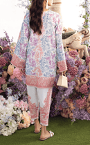 Pastel Garden Elegance – Soft Crepe Co-ord Set