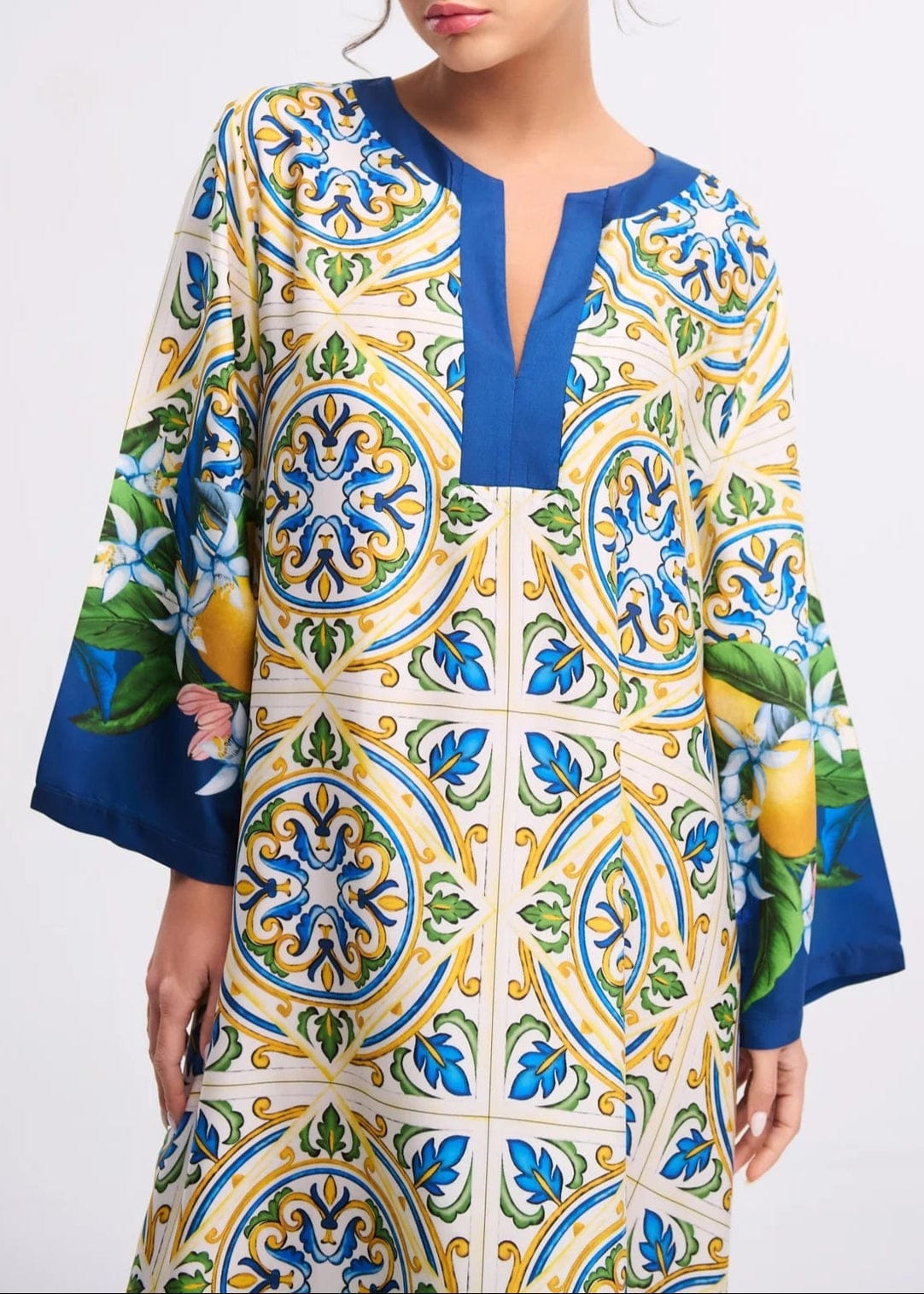 Luna Silk Blend Kaftan