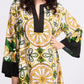 Majestic Mosaic Silk Kaftan