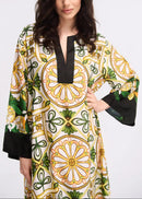 Majestic Mosaic Silk Kaftan
