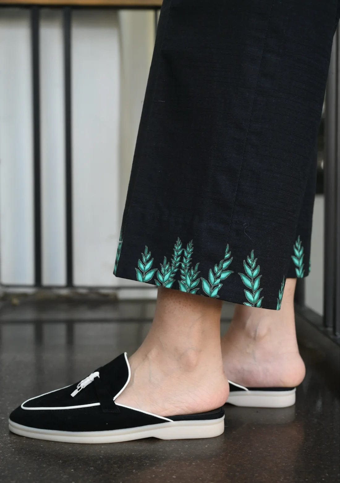 Midnight Jungle Linen Blend Co-Ord Set